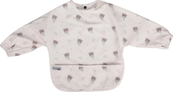 Babero FreeON con mangas largas HugMe Bear Beige