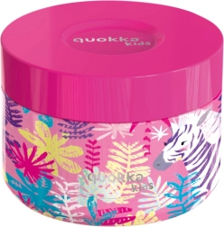 Recipiente térmico de acero inoxidable para comida Quokka Whim cebras 360 ml