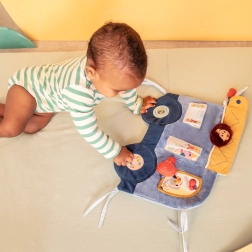 Panel textil para cuna - perrito Jules