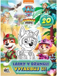 Cuaderno para colorear Paw Patrol: Patas en la jungla