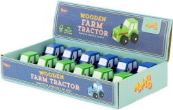 Tractorcito de madera de madera sostenible