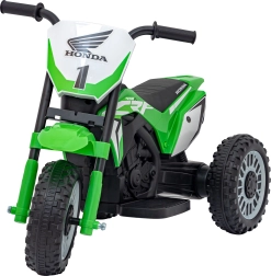 Moto eléctrica infantil Honda CRF 450R de 3 ruedas – Verde