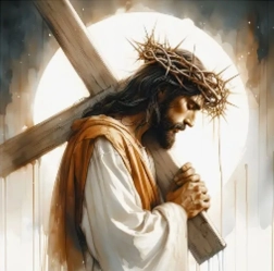 Pintura de diamantes Jesús – Vía Crucis 30 × 40 cm