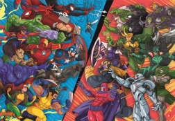 Puzzle Clementoni Marvel: Héroes vs. Villanos 104 piezas