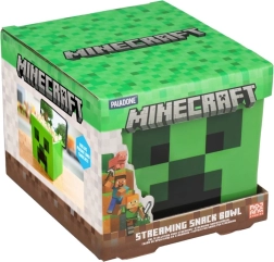 Cuenco Minecraft Creeper con soporte para teléfono