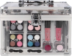 Zmile neceser de cosméticos Acrylic – set de maquillaje transparente de 42 piezas