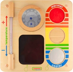 Masterkidz pizarra educativa de pared – exploración de la temperatura flex