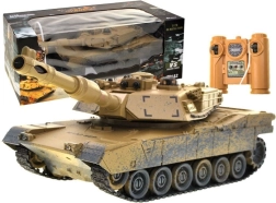 Tanque RC M1A2 Abrams con camuflaje desértico