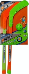 Set de hockey infantil – palos de hockey ajustables, pelota y disco