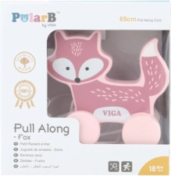 Juguete de arrastre de madera zorra VIGA