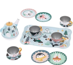 Vilac set de té infantil musical Michelle Carlslund, metálico, 14 piezas