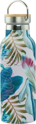 Botella térmica con tapa de bambú Leafs 500 ml