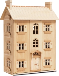 Casa de muñecas de madera de madera natural Le Toy Van