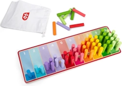 Varillas de conteo arcoíris para niños