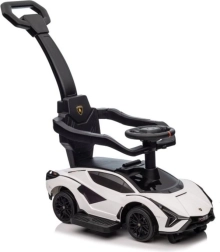 Correpasillos con barra guía Lamborghini QLS-996T – Blanca