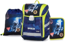Set escolar 3 uds Premium Light Space – mochila, bolsa y estuche