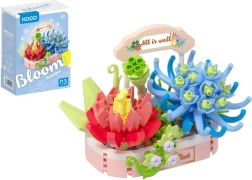 Set de construcción KOCO, magia de las suculentas, mini decoración de plástico de 271 piezas