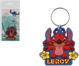 llavero de goma lilo & stitch rojo 9 cm