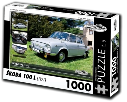 Puzzle de coches retro Škoda 100 L 1000 piezas