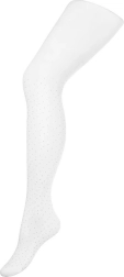 Leotardos infantiles de microfibra new baby blancos 128–134