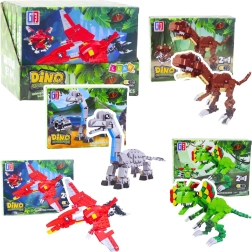 Set de construcción 2 en 1 dinosaurio y robot, 145–161 piezas