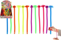 Juguete antiestrés extensible de silicona HALLOWEEN 20 cm – mezcla de 6 motivos