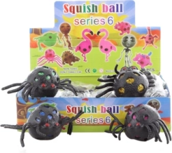Pelota antiestrés apretable araña