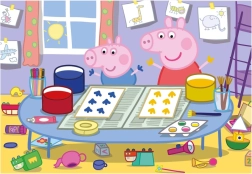 Puzzle Peppa Pig Artista 24 piezas