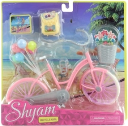 Bicicleta para muñecas con accesorios