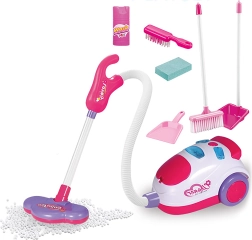 Set de limpieza con aspiradora y efectos, 9 pcs