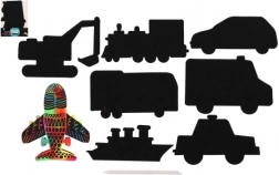 Imágenes para rascar: medios de transporte