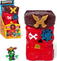 PIRATIX Adventure World cueva misteriosa Skull Cave – sorpresa con figura Captain Skully