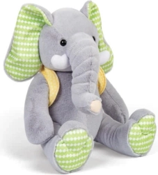 Elefante de peluche con mochilita 26 cm BIGJIGS TOYS