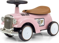 Correpasillos ROYCE Retro rosa con compartimento de almacenamiento y ruedas EVA