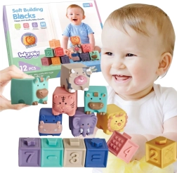 Woopie bloques sensoriales de construcción para niños