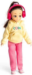 Lottie chica programadora – muñeca 19 cm