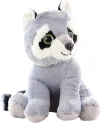 Mapache de peluche 18 cm