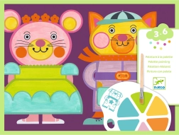 Pintura con paleta – animalitos adorables DJECO
