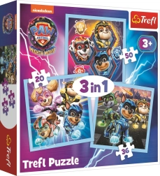 Puzle 3 en 1 Patrulla Canina Poder Mighty Pups