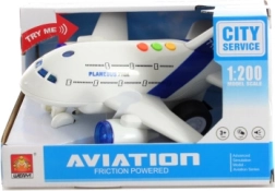 Avión a pilas con luz y sonidos
