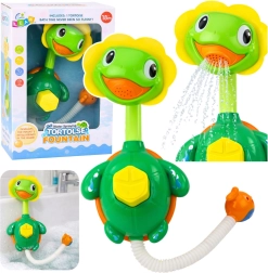 Fuente de baño tortuguita con pececito con ventosas