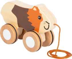 Small Foot Juguete de arrastre de madera Cobaya