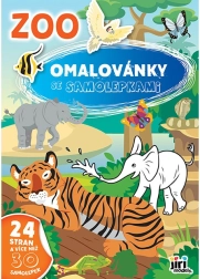 Libro para colorear con pegatinas ZOO