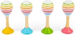 Bigjigs toys maracas (rumba koule) para niños – set de 2 uds