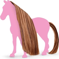 Schleich Horse Club accesorios para caballos – crin y cola marrones