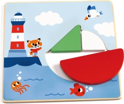 Juego educativo de madera Tangramini para niños