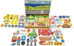 Rompecabezas Montessori magnético en caja 80 uds TOOKY TOY