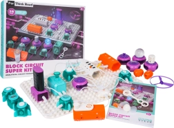Gran kit del pequeño programador para aprender sobre circuitos eléctricos
