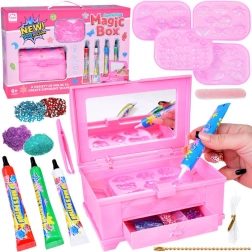 Kit creativo para fabricar joyas con geles mágicos