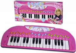 Piano infantil rosa Unicornio de 32 teclas
